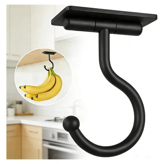 Josmimic Adhesive Banana Hanger — Black