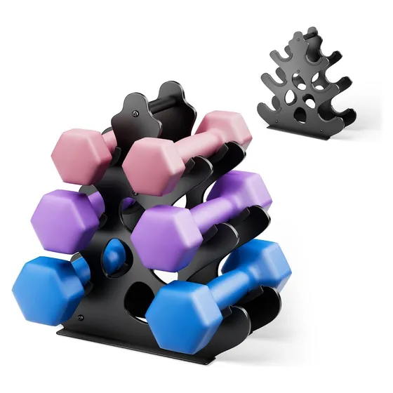 Josmimic Coral A-Frame Dumbbell Rack