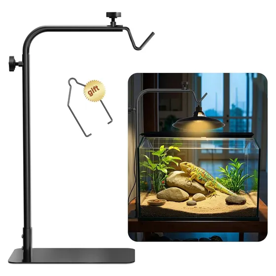 Josmimic Reptile Heat Lamp Stand