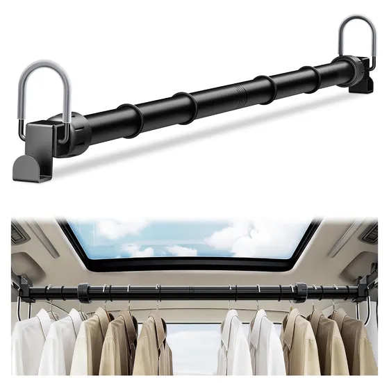 Josmimic Adjustable Car Clothes Bar